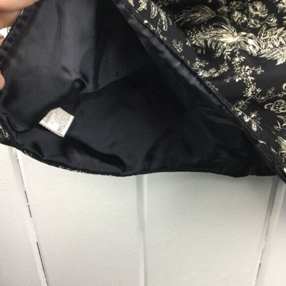 EP Pro Golf Vest Black & Cream Zip Lined Golf Jacket, Asian Theme Pagoda, Size L - Picture 11 of 13